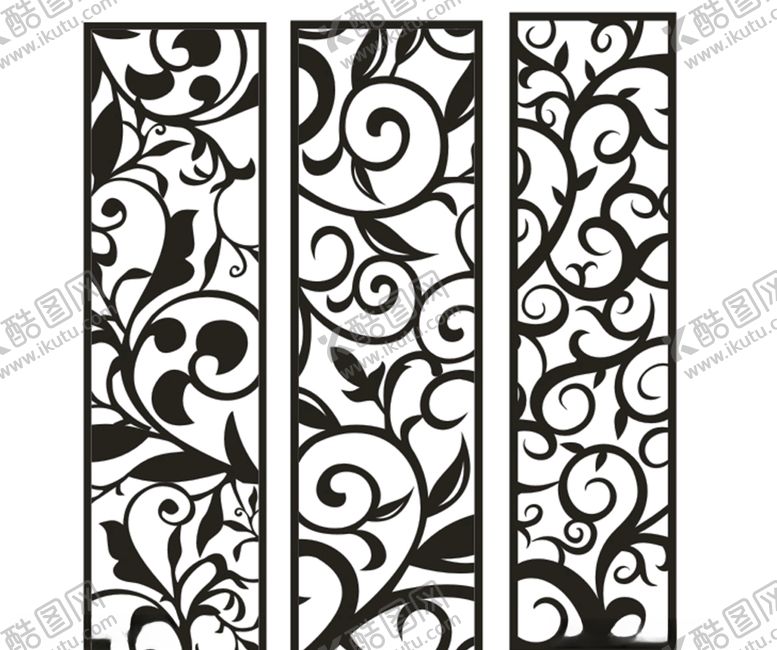 编号：23865110100725378148【酷图网】源文件下载-隔断花玻璃花雕刻花墙花