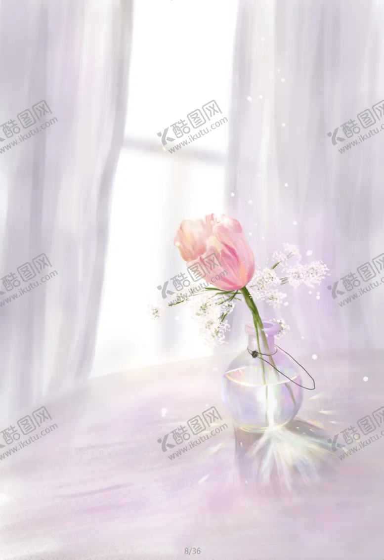 编号：84536910040706084619【酷图网】源文件下载-鲜花海报图片