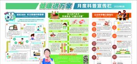 健康进万家宣传栏6月