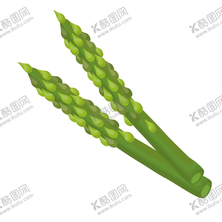 编号：61398710090212459814【酷图网】源文件下载-卡通芦笋
