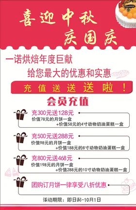蛋糕店海报