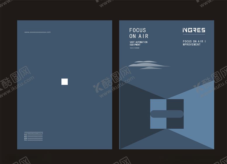 编号：92999909091042431531【酷图网】源文件下载-简洁画册封面