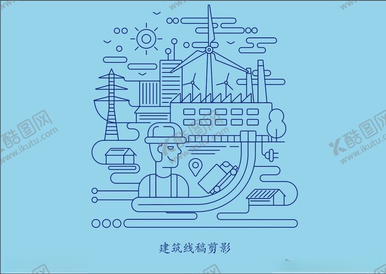 编号：57757802170746252226【酷图网】源文件下载-建筑线稿剪影