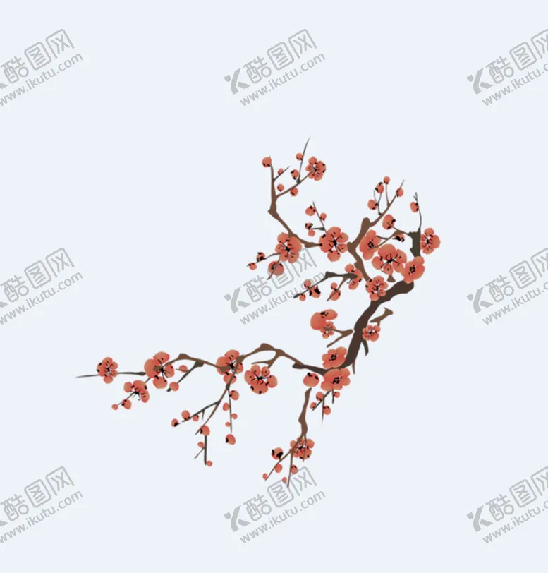 编号：19122802150018257443【酷图网】源文件下载-中国风水墨花卉PNG免扣