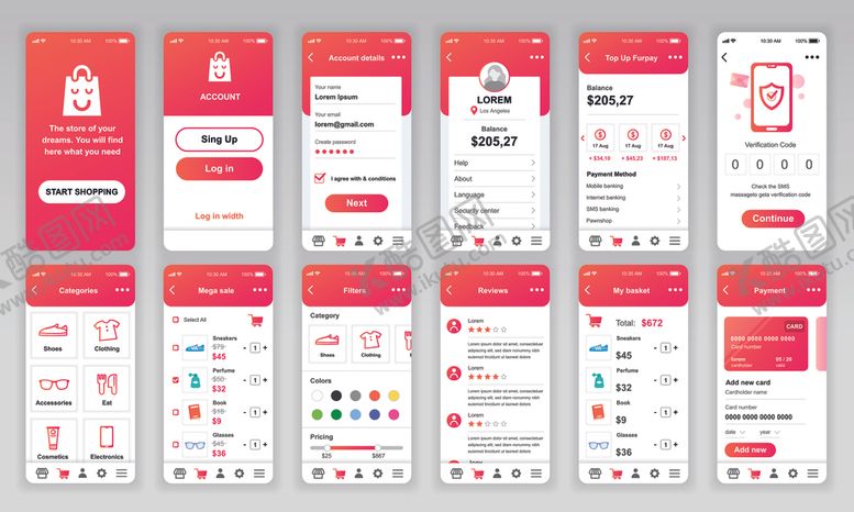 编号：74531104281737317427【酷图网】源文件下载-UI界面设计