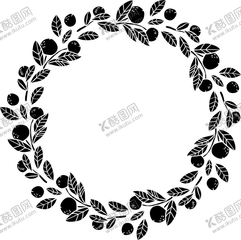编号：94234707051907476666【酷图网】源文件下载-圆形花环