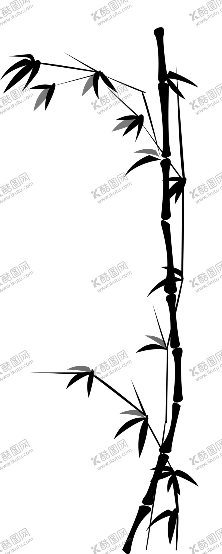编号：19721609150434564048【酷图网】源文件下载-水墨竹子