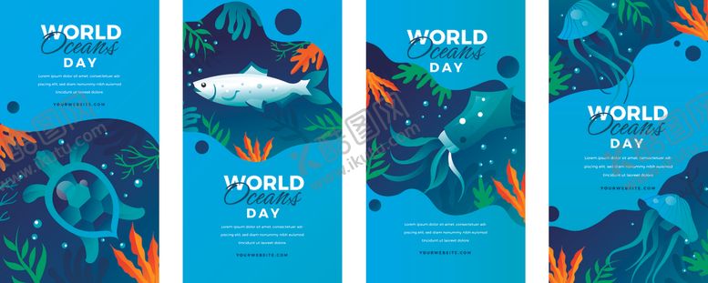 编号：97939811021129314794【酷图网】源文件下载-海洋主题插画海报设计