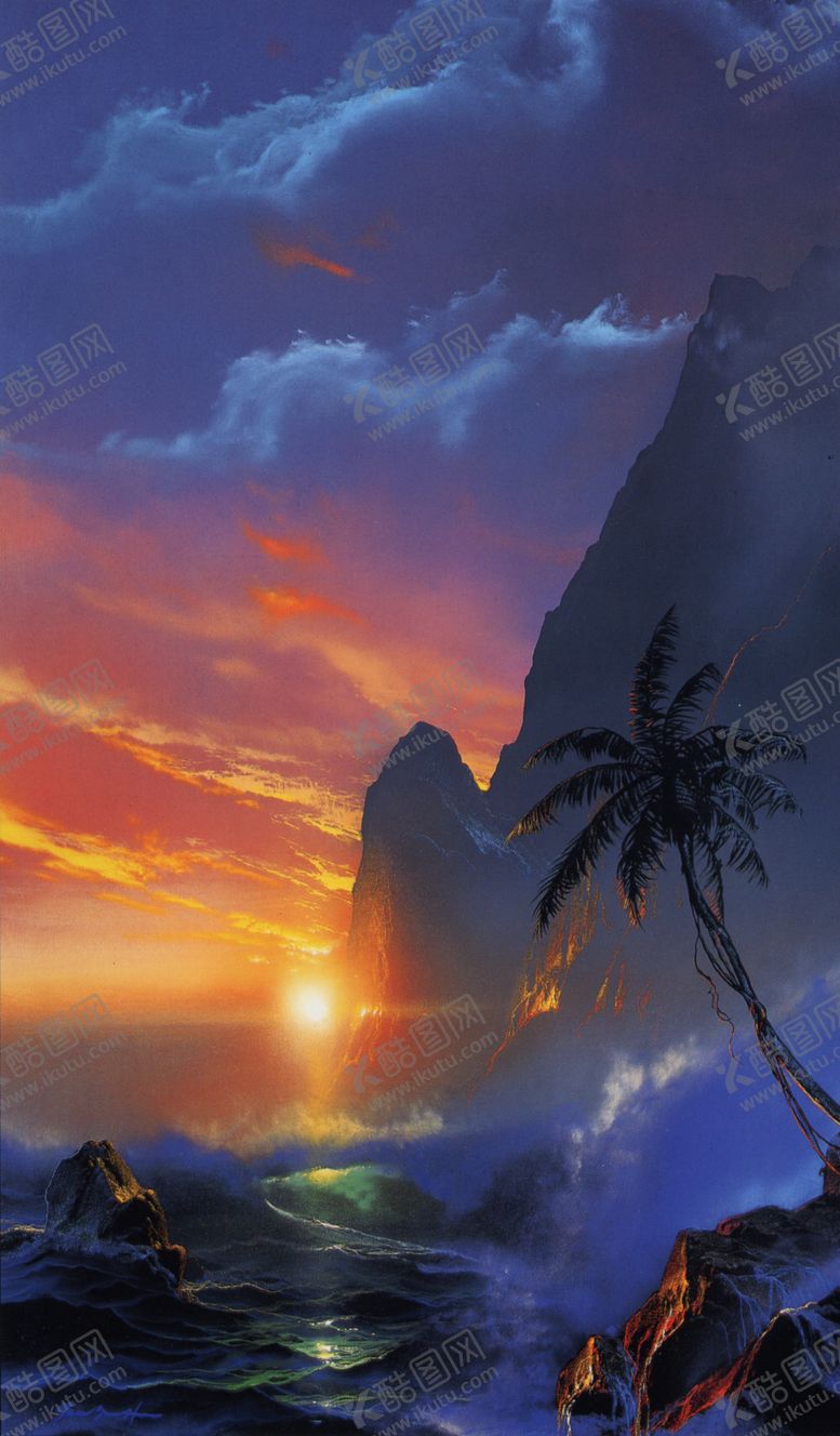 编号：51807204211233009155【酷图网】源文件下载-风景玄关画