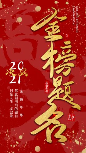 编号：20185609251008062586【酷图网】源文件下载-金榜题名 培训 高考 海报展架