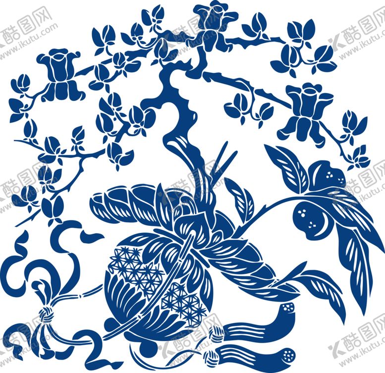 编号：36567105130814117682【酷图网】源文件下载-青花瓷图案
