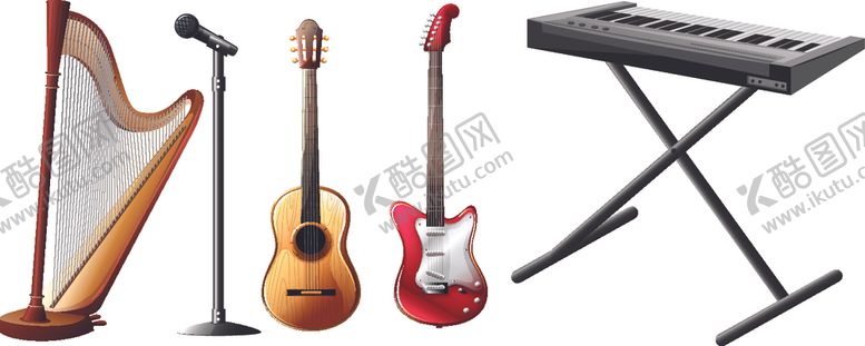 编号：96937409271945183618【酷图网】源文件下载-矢量乐器