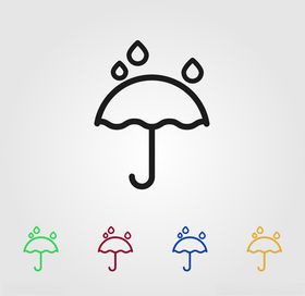 雨伞小图标
