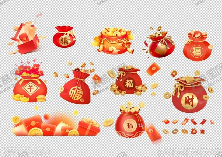 编号：93162601272146058718【酷图网】源文件下载-福袋红包