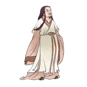 国学人物插画