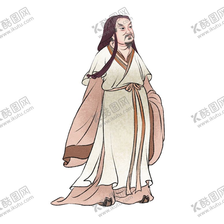 编号：15897907141023107748【酷图网】源文件下载-国学人物插画