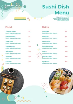 寿司日式灯箱日本料理画册
