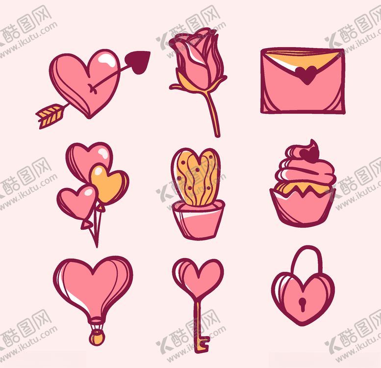 编号：17668111011101131162【酷图网】源文件下载-爱心