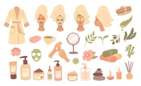 SPA护肤元素