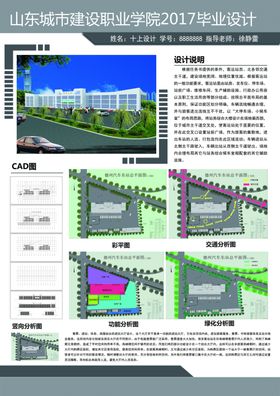 毕业设计展板