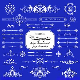 复古精美装饰花纹图案集