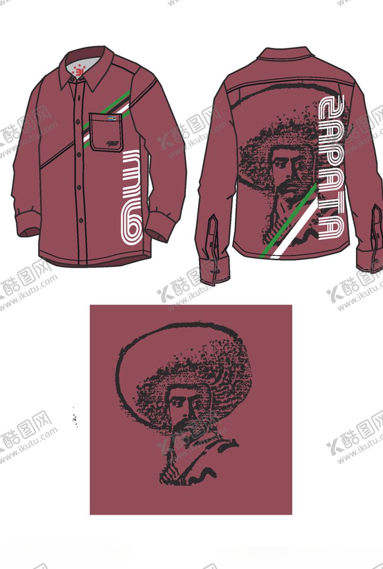 编号：14366406160214395502【酷图网】源文件下载-服装印花