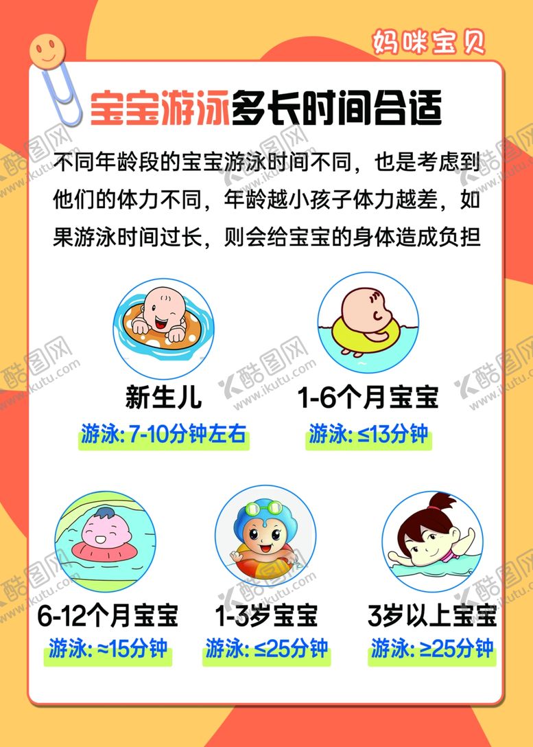 编号：67648302170218009748【酷图网】源文件下载-宝宝游泳多长时间合适