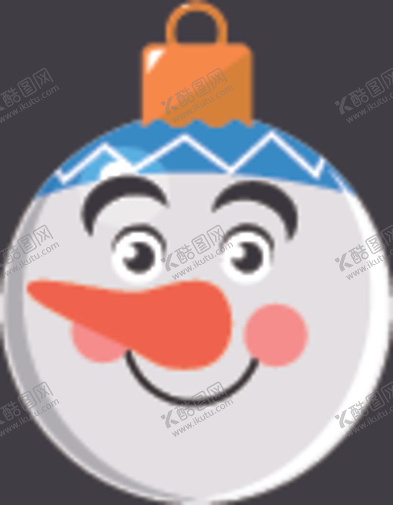 编号：41119109252254007486【酷图网】源文件下载-雪人挂件