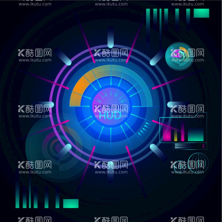 编号：64207510011928219425【酷图网】源文件下载-科技背景