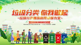 社区垃圾分类宣传场景