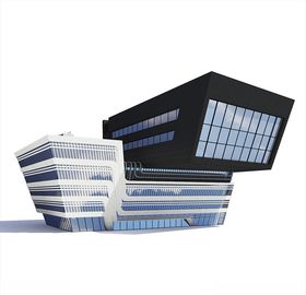 日景楼体模型3D大楼建筑