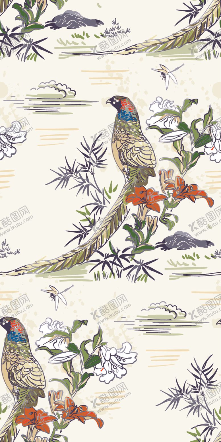 编号：36275111011514447515【酷图网】源文件下载-花儿鸟儿