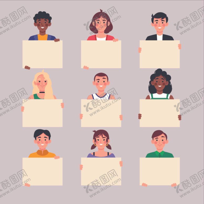 编号：92637710170110181564【酷图网】源文件下载-人物插画