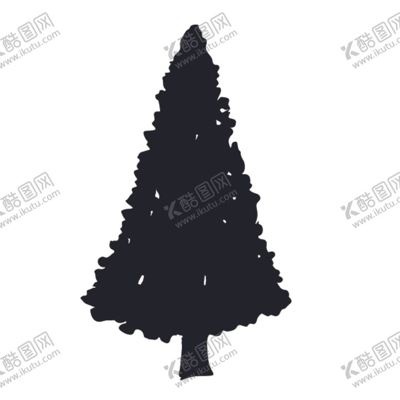 编号：59356110092228293493【酷图网】源文件下载-植物树木剪影