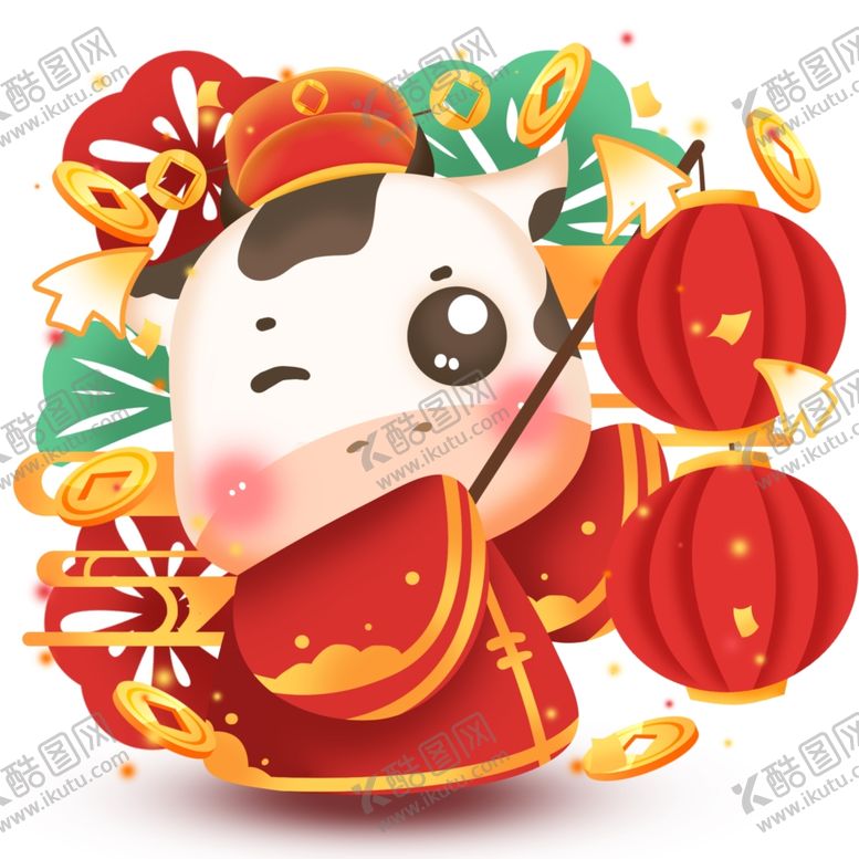 编号：42216204261012007972【酷图网】源文件下载-卡通牛形象