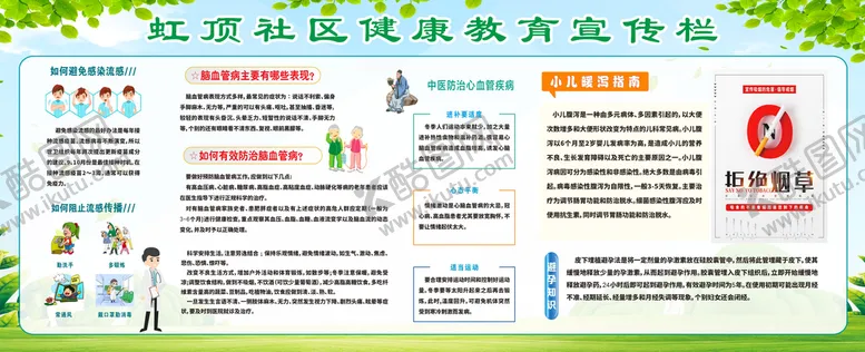 编号：63859312250906474338【酷图网】源文件下载-健康宣传栏