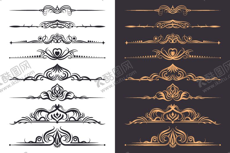 编号：99727709112258013918【酷图网】源文件下载-花纹装饰元素