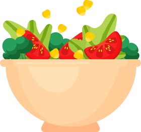 沙拉png免抠图轻食果蔬食物健康饮食
