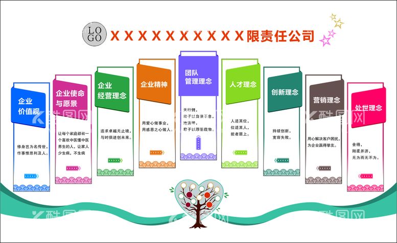 编号：31398911131253563733【酷图网】源文件下载-企业文化墙