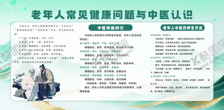 编号：64445204090121036955【酷图网】源文件下载-老年人中医药知识