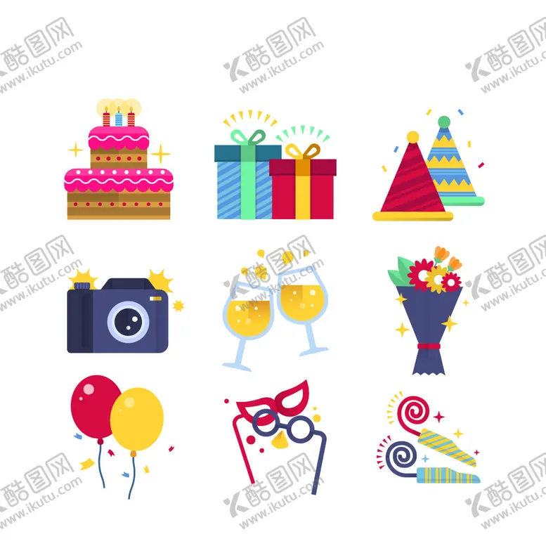 编号：50623110081541582175【酷图网】源文件下载-生日装饰
