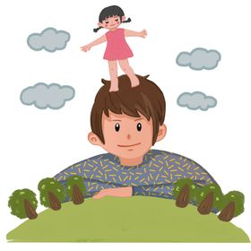父亲节插画