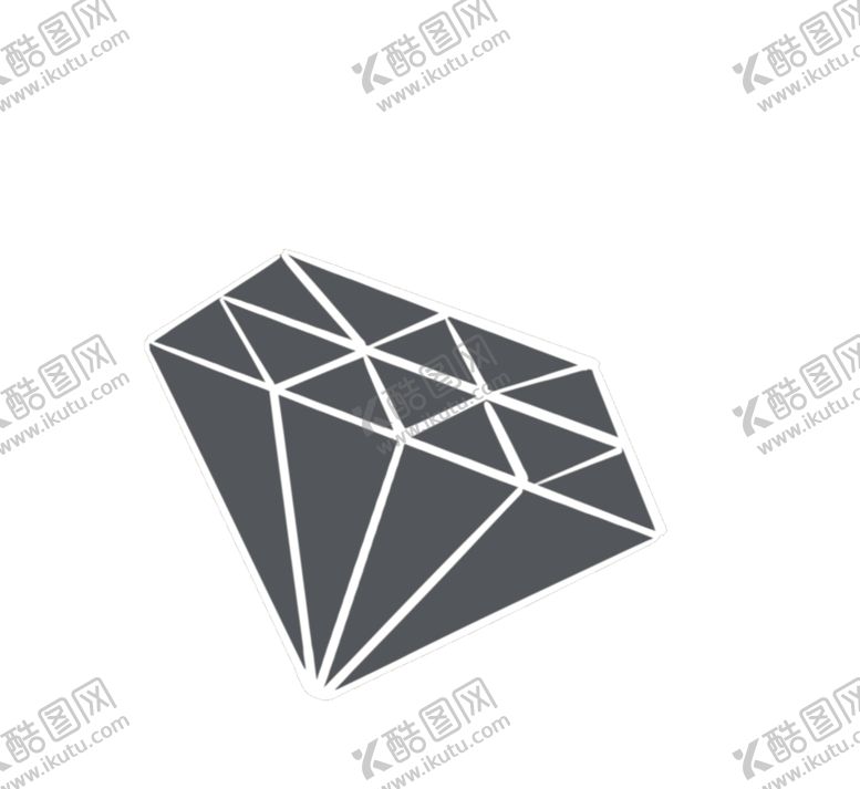 编号：41966110240325279002【酷图网】源文件下载-手绘钻石宝石水晶珠宝免扣素材