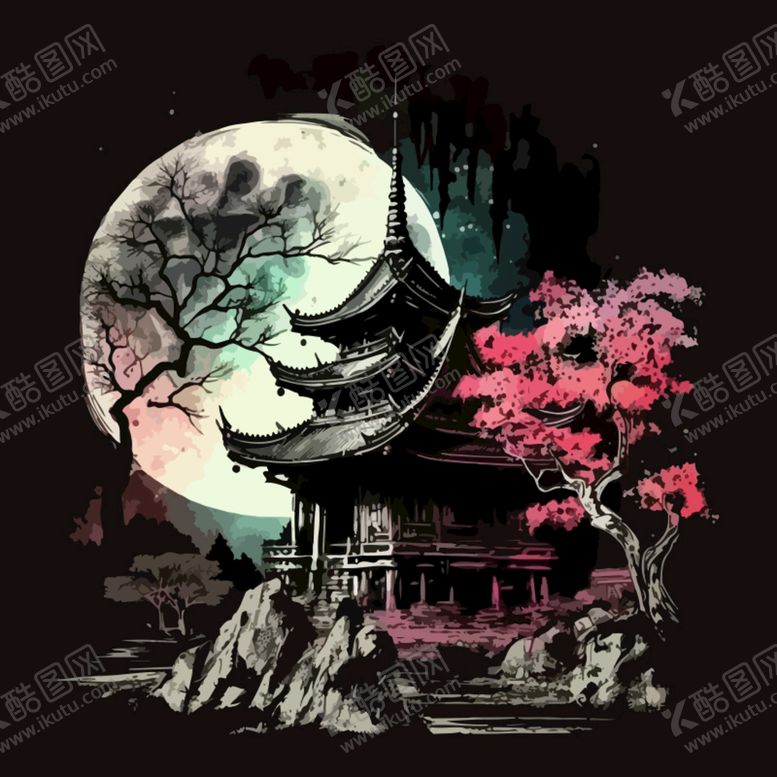 编号：18265909280108295469【酷图网】源文件下载-水彩画