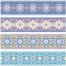 多彩精美传统花纹图案