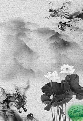 中国风水墨古典装饰