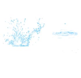 水花图案背景护肤品海报