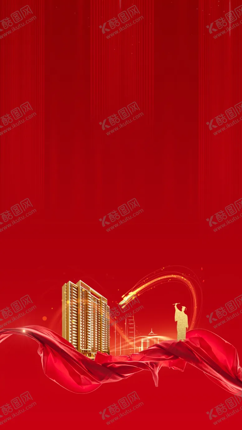 编号：77439006281224252171【酷图网】源文件下载-地产红色