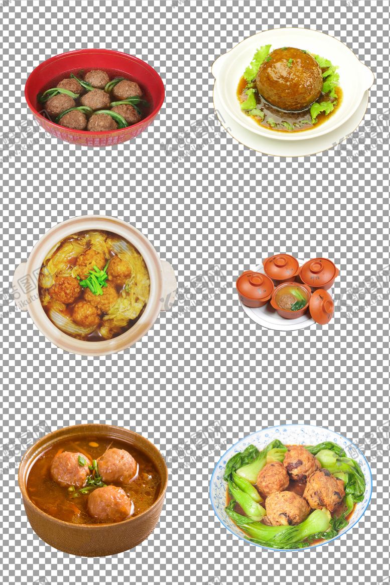 编号：65369910052057155279【酷图网】源文件下载-家常美食高汤狮子头