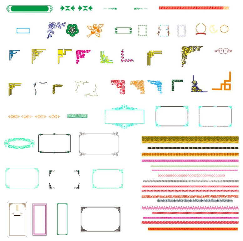 编号：32801712220338479261【酷图网】源文件下载-边框花纹